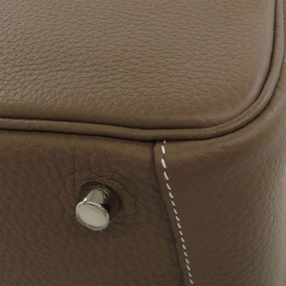 HERMES Lindy 26 SilverHardware Handbag Taurillon Clemence Ladies [Used]