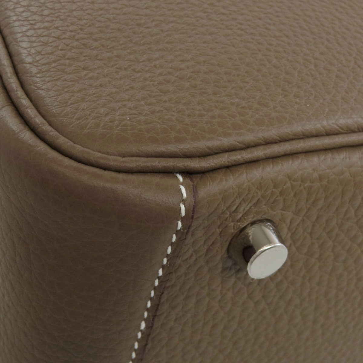 HERMES Lindy 26 SilverHardware Handbag Taurillon Clemence Ladies [Used]