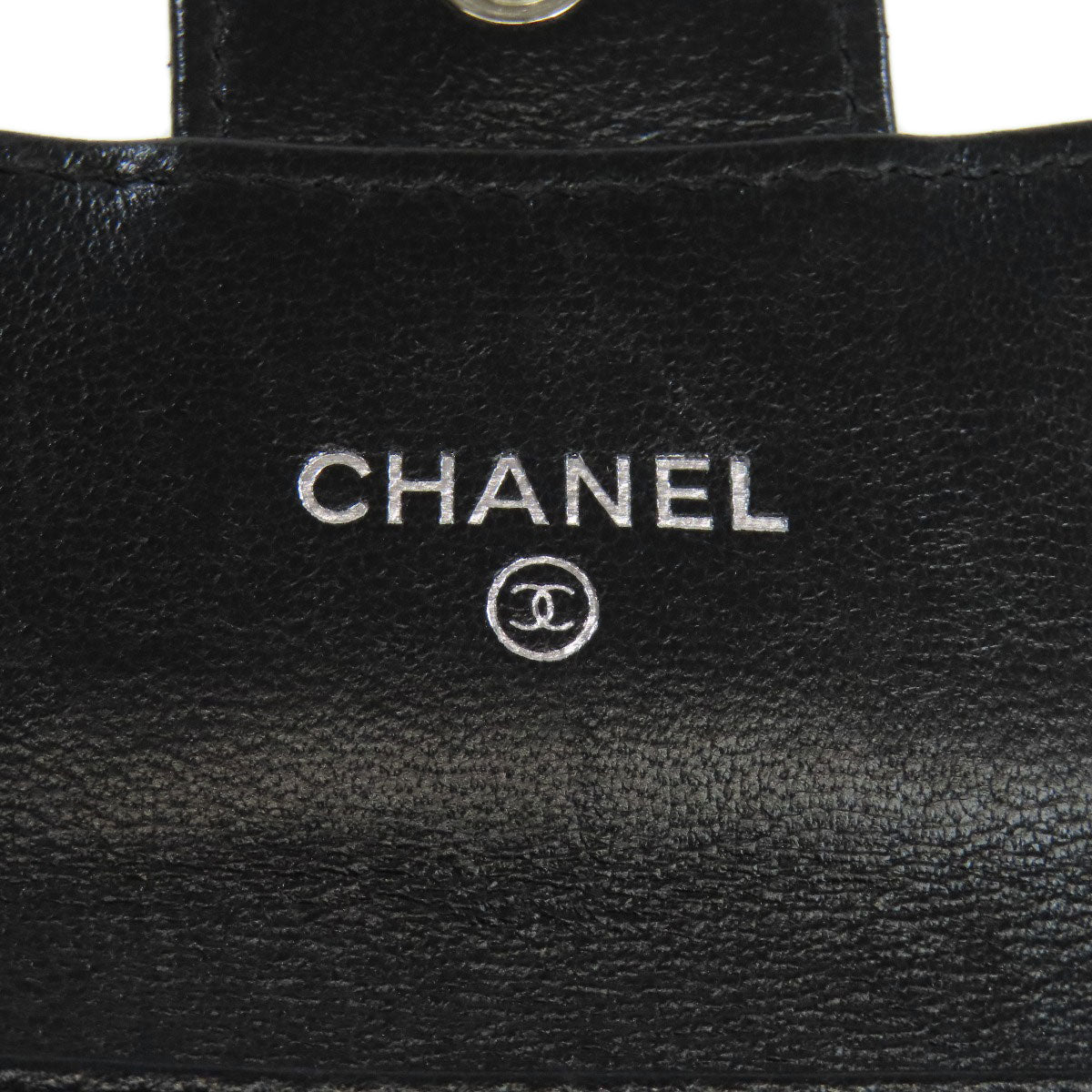 CHANEL   Bifold Wallet with Coin Pocket Chain wallet Matelasse Lamb Ladies