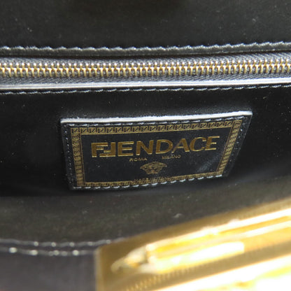 FENDI Fender Che Mini Peekaboo Handbag Calf Ladies [Used]