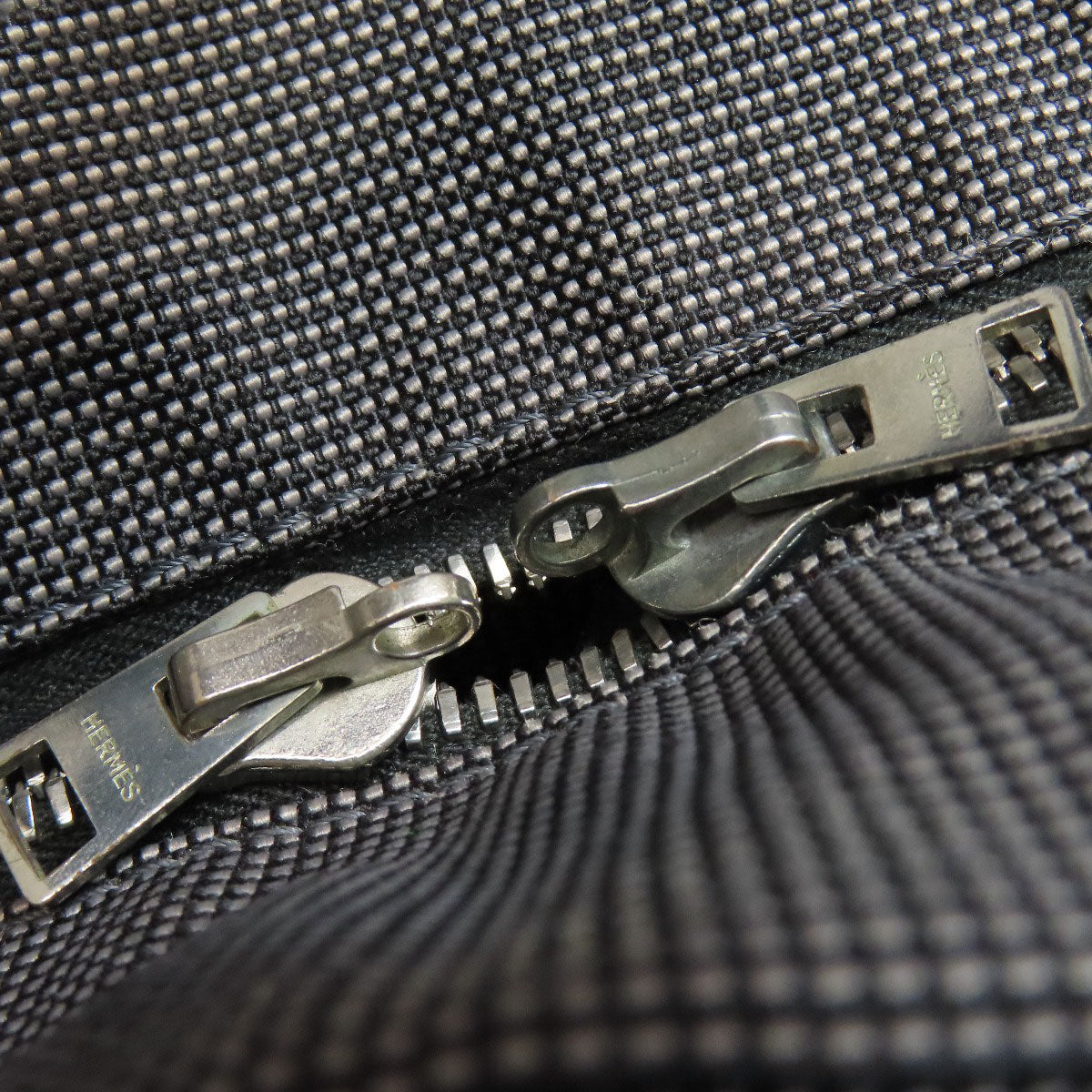 HERMES Her LineGM Handbag Canvas Ladies [Used]