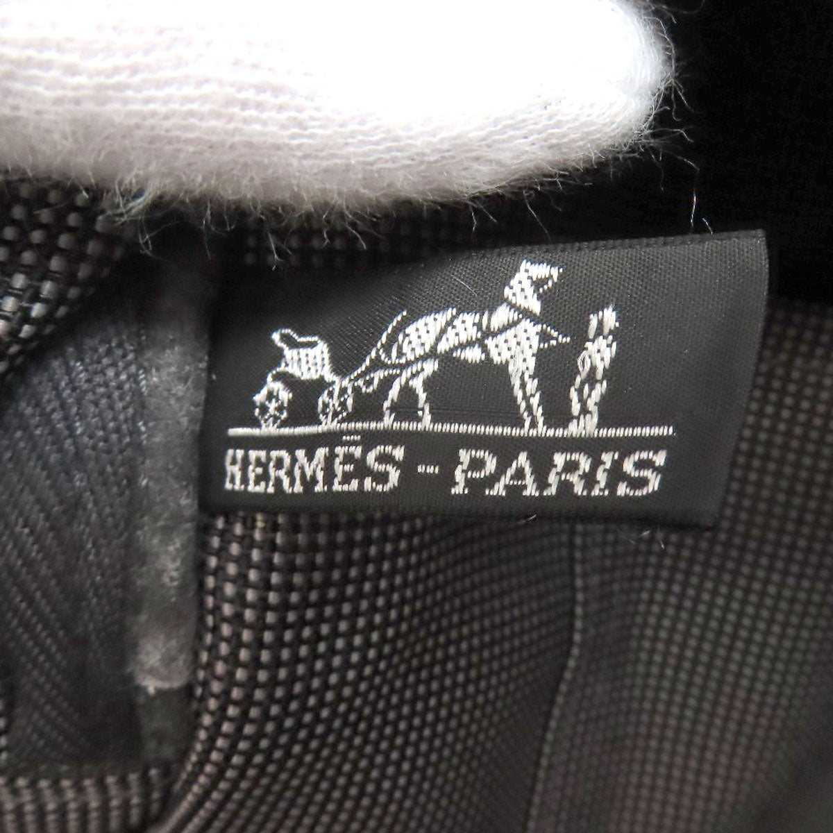 HERMES Her LineGM Handbag Canvas Ladies [Used]