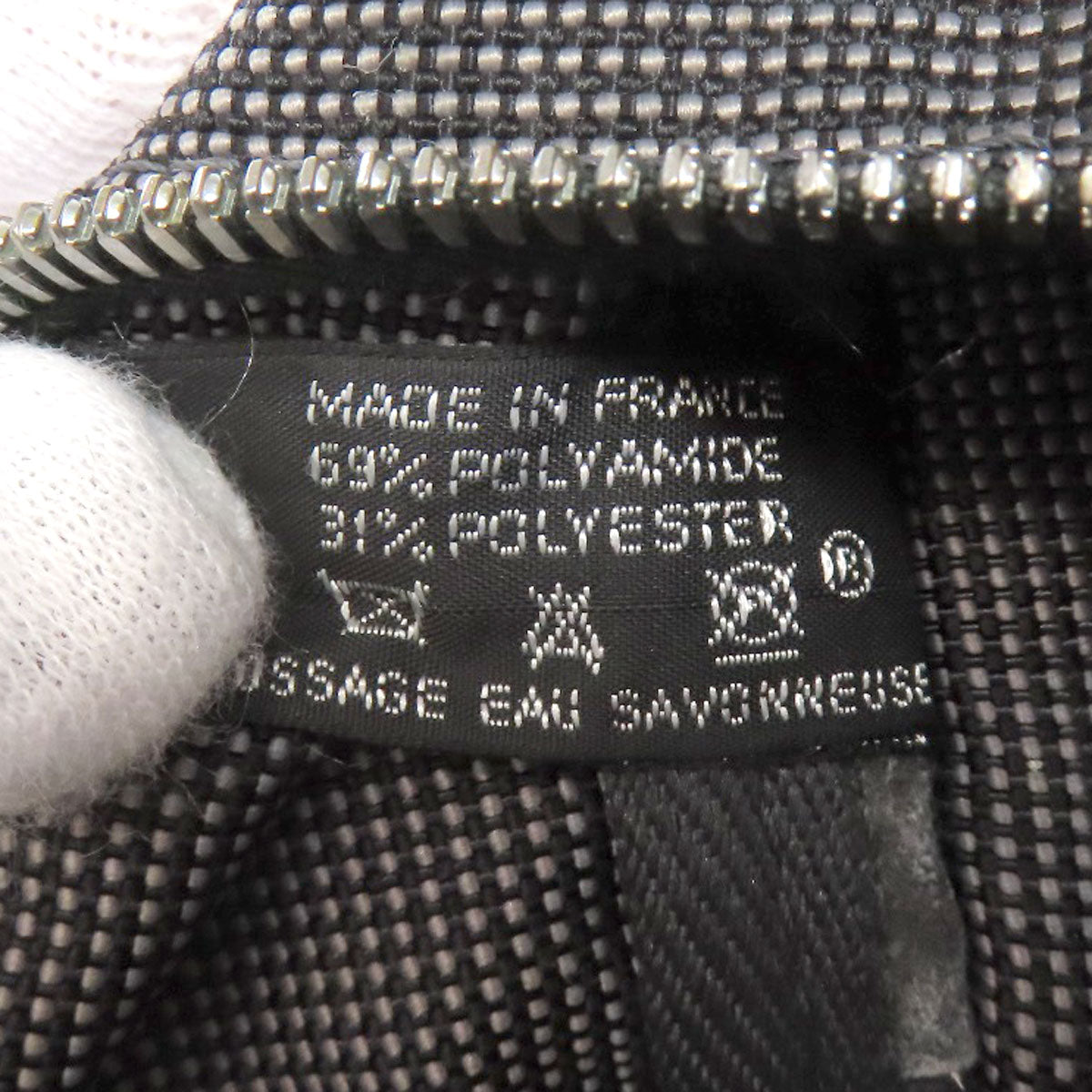 HERMES Her LineGM Handbag Canvas Ladies [Used]