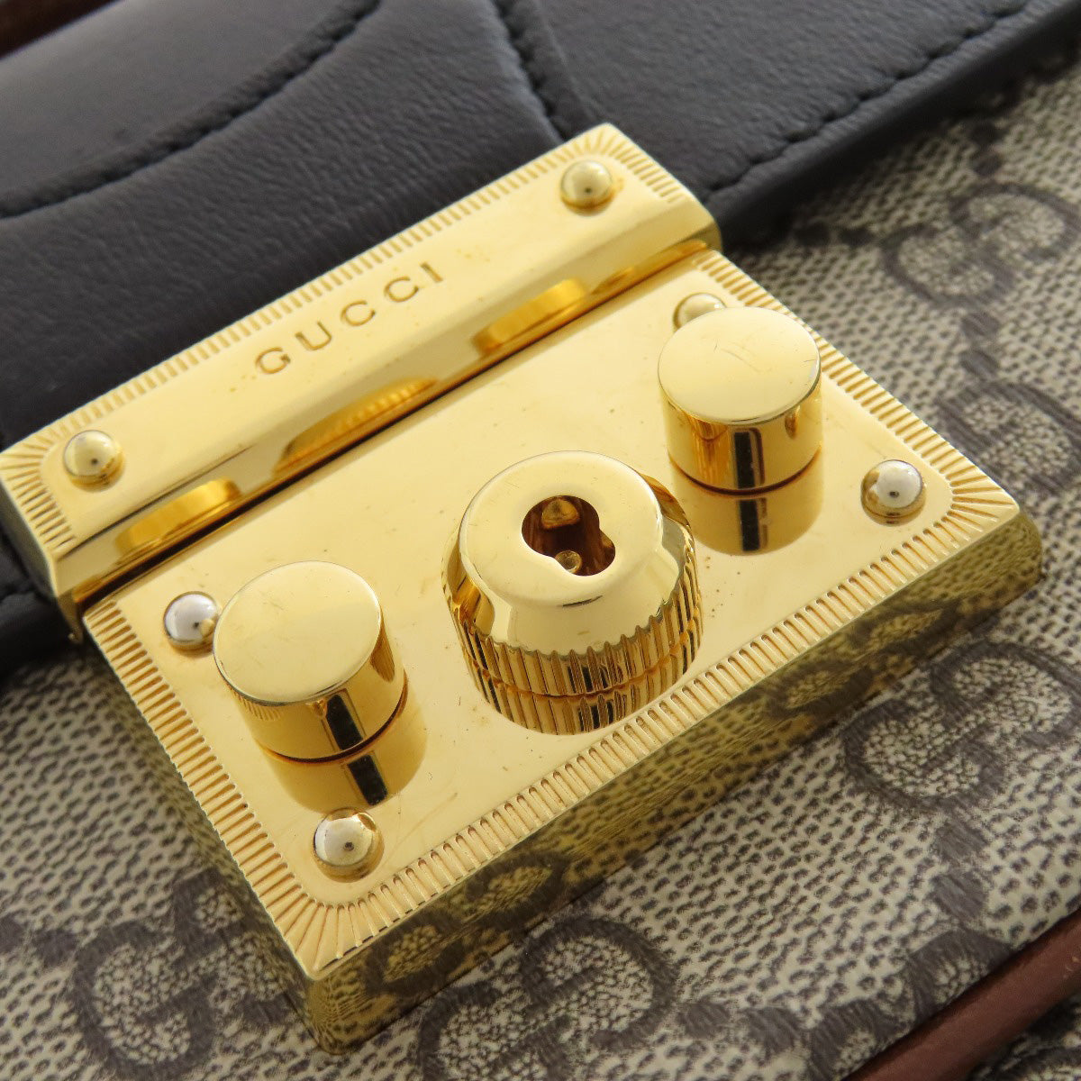 グッチ 658487 GGスプリーム 2WAY ショルダーバッグ PVC レディース 【中古】【GUCCI】