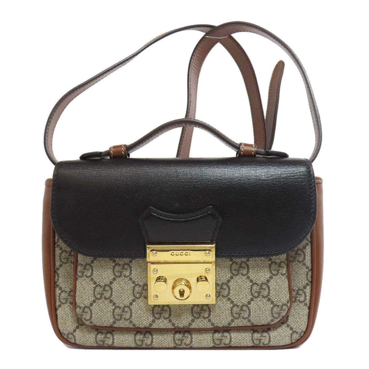グッチ 658487 GGスプリーム 2WAY ショルダーバッグ PVC レディース 【中古】【GUCCI】