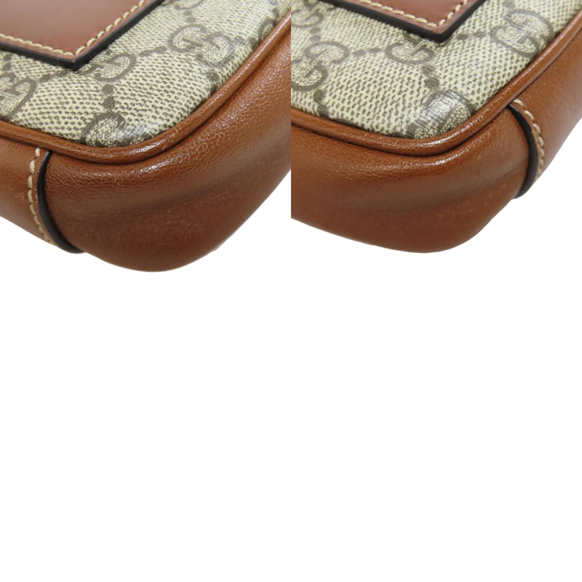 グッチ 658487 GGスプリーム 2WAY ショルダーバッグ PVC レディース 【中古】【GUCCI】