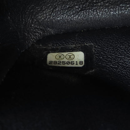 CHANEL ChainShoulder Checkpattern GoldHardware Shoulder Bag Leather Ladies [Used]