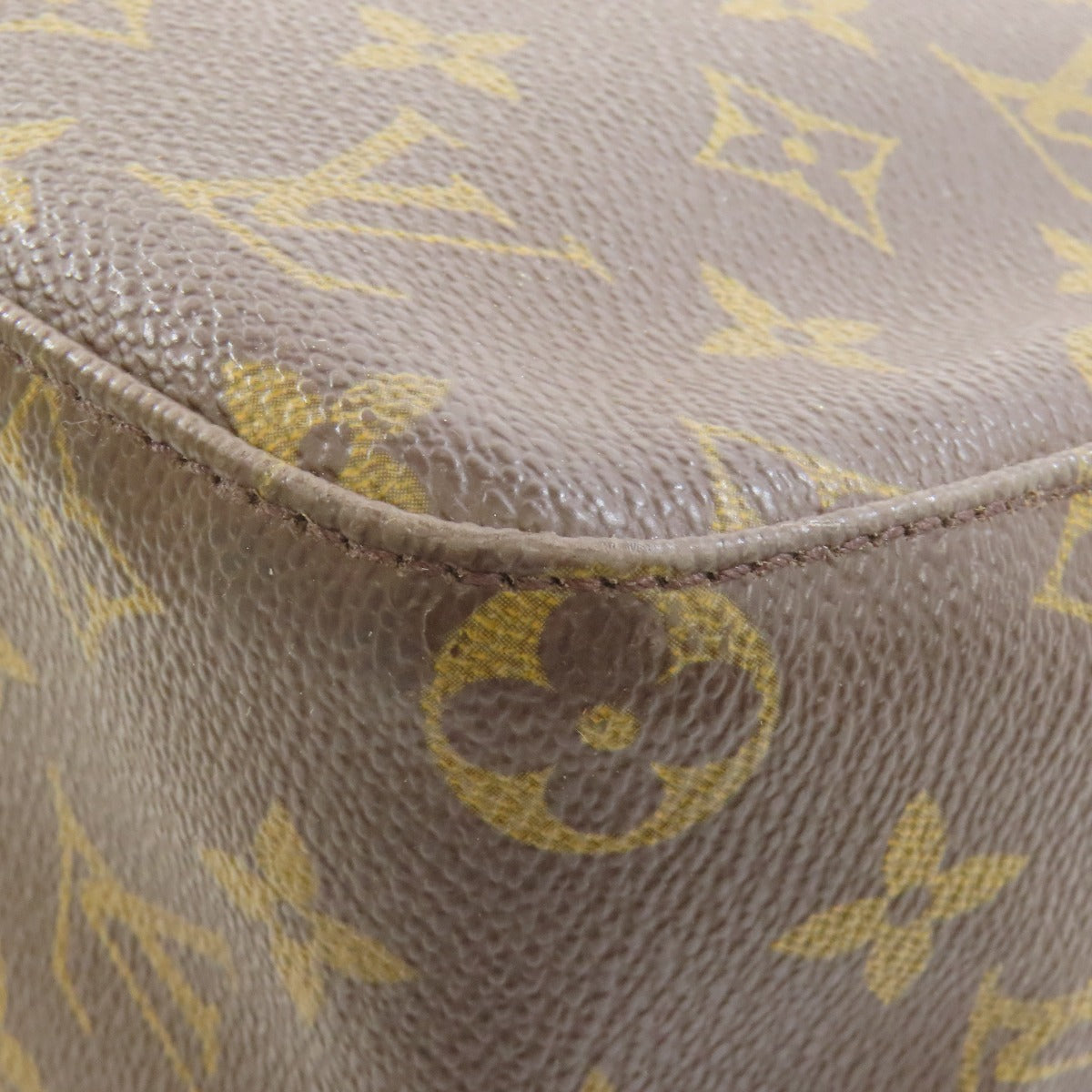 LOUIS VUITTON  M51146 Handbag Looping MM Monogram canvas Ladies