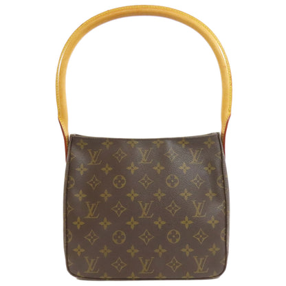 LOUIS VUITTON  M51146 Handbag Looping MM Monogram canvas Ladies