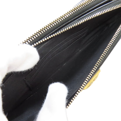 CHANEL   Chain Wallet Boy Chanel GoldHardware Long wallet (with coin pocket)  Grained Calfskin Skin Ladies [Used]