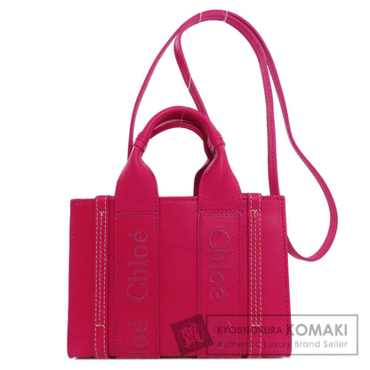 CHLOE Woody Mini 2WAY Handbag Leather Ladies [Used]