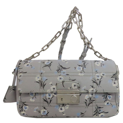 PRADA   Shoulder Bag Flower motif PVC Ladies