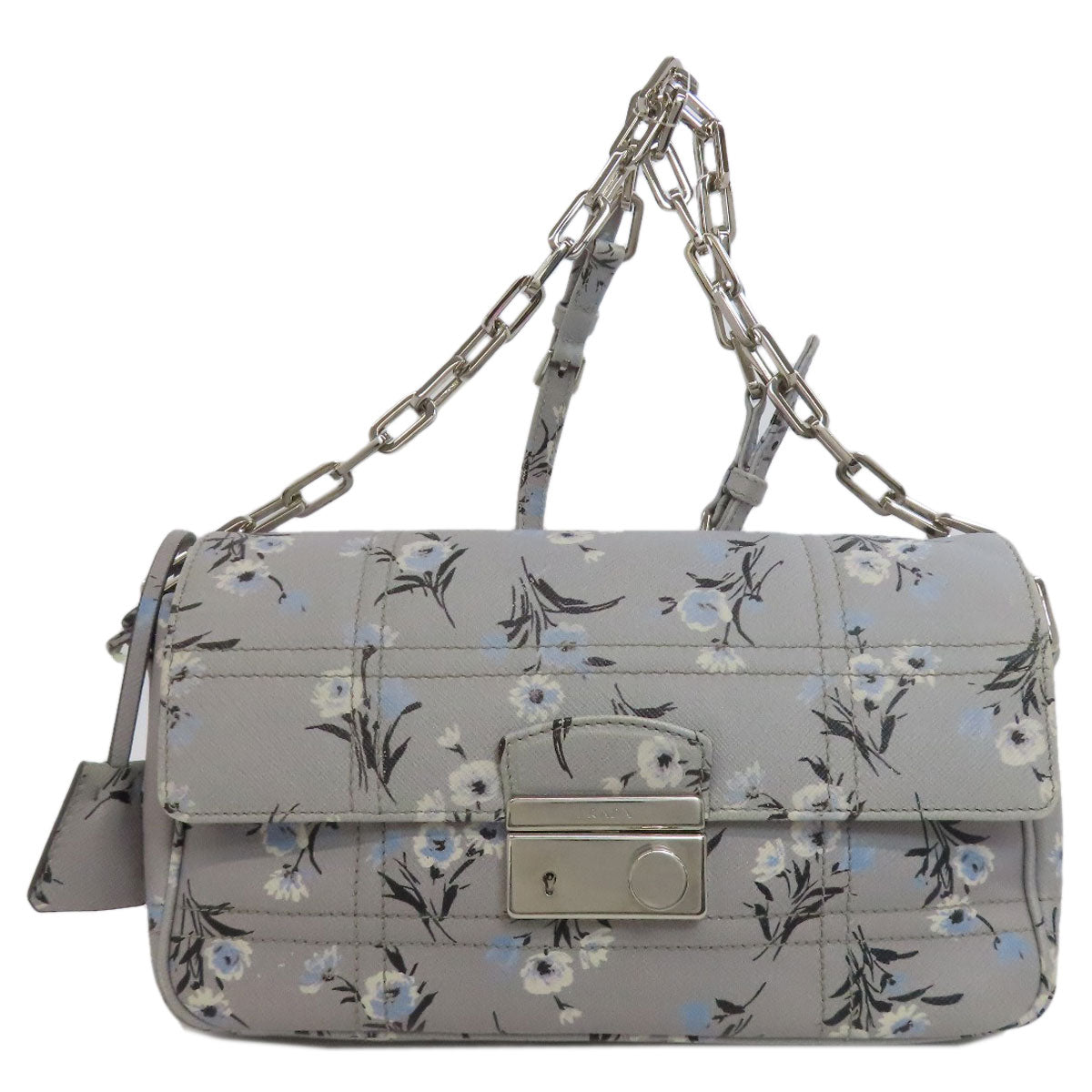 PRADA Flower motif Shoulder Bag PVC Ladies [Used]