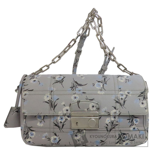 PRADA Flower motif Shoulder Bag PVC Ladies [Used]
