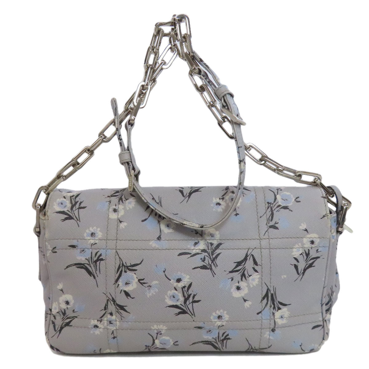 PRADA   Shoulder Bag Flower motif PVC Ladies