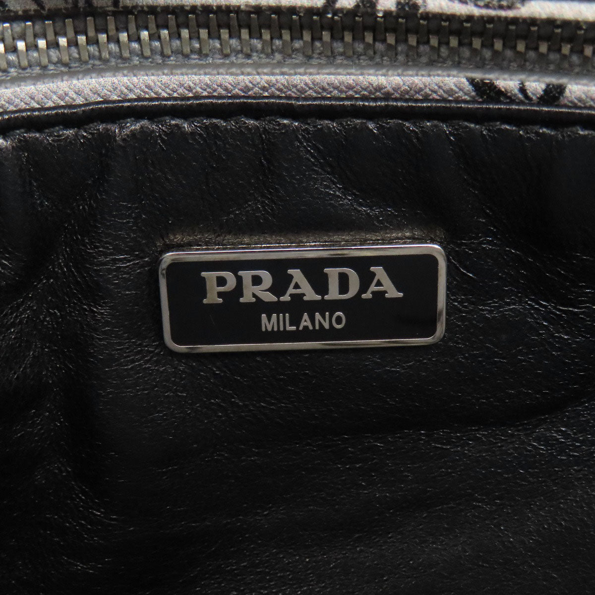 PRADA Flower motif Shoulder Bag PVC Ladies [Used]