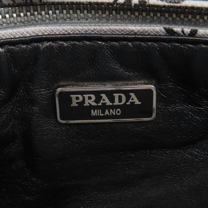 PRADA Flower motif Shoulder Bag PVC Ladies [Used]