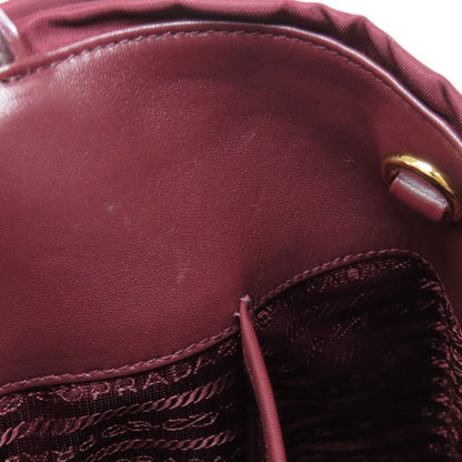 PRADA 1BG068 Ribbon motif 2WAY Handbag Nylon Ladies [Used]