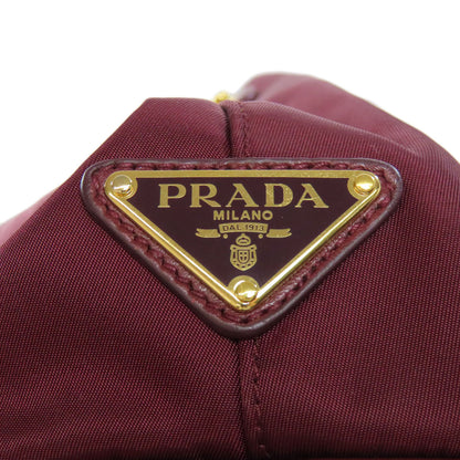 PRADA 1BG068 Ribbon motif 2WAY Handbag Nylon Ladies [Used]