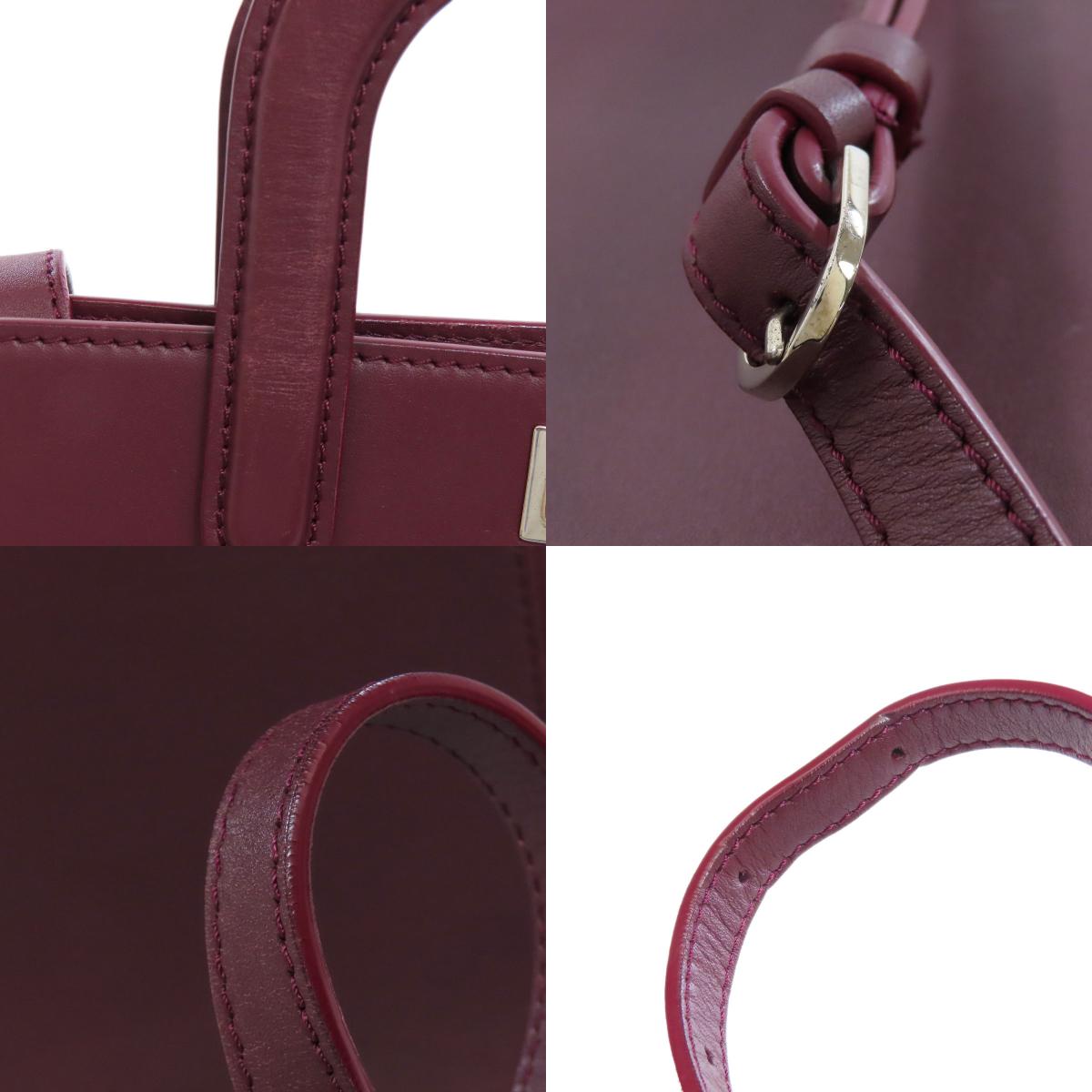 CARTIER 2WAY Handbag Leather Ladies [Used]