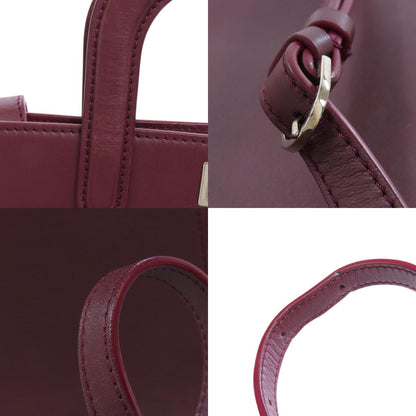 CARTIER 2WAY Handbag Leather Ladies [Used]