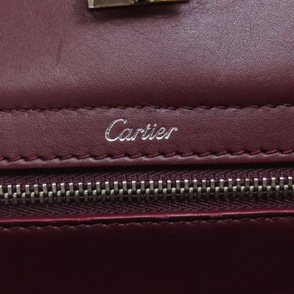 CARTIER 2WAY Handbag Leather Ladies [Used]