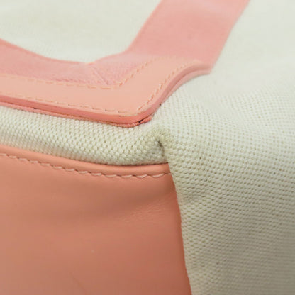 BALENCIAGA 339936 NAVY CABAS M Tote Bag Canvas Ladies [Used]