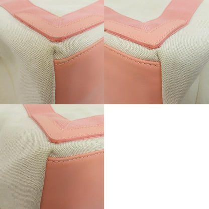 BALENCIAGA 339936 NAVY CABAS M Tote Bag Canvas Ladies [Used]