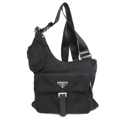 PRADA   Shoulder Bag Logo Hardware Nylon Ladies