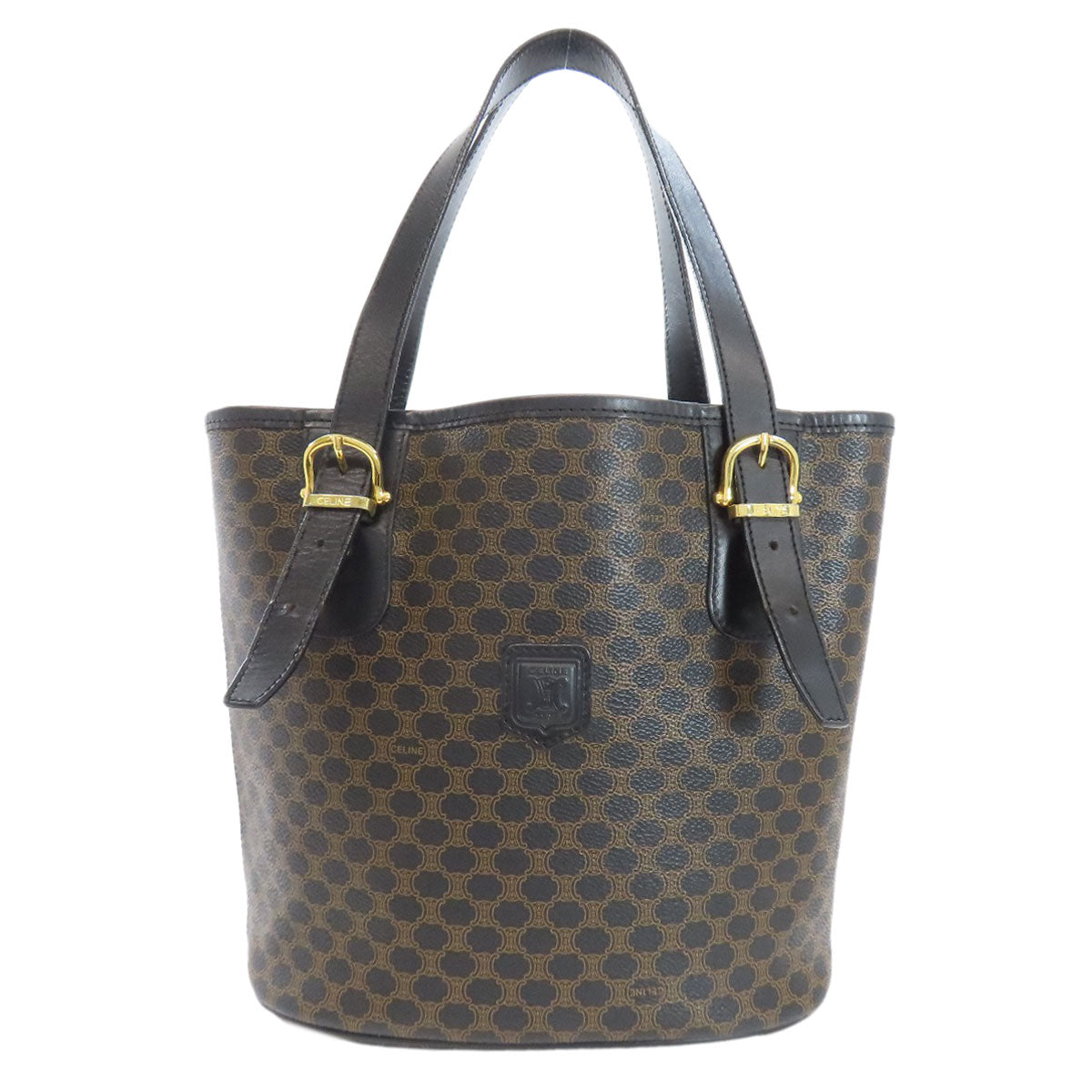 CELINE   Tote Bag Macadam pattern PVC Ladies