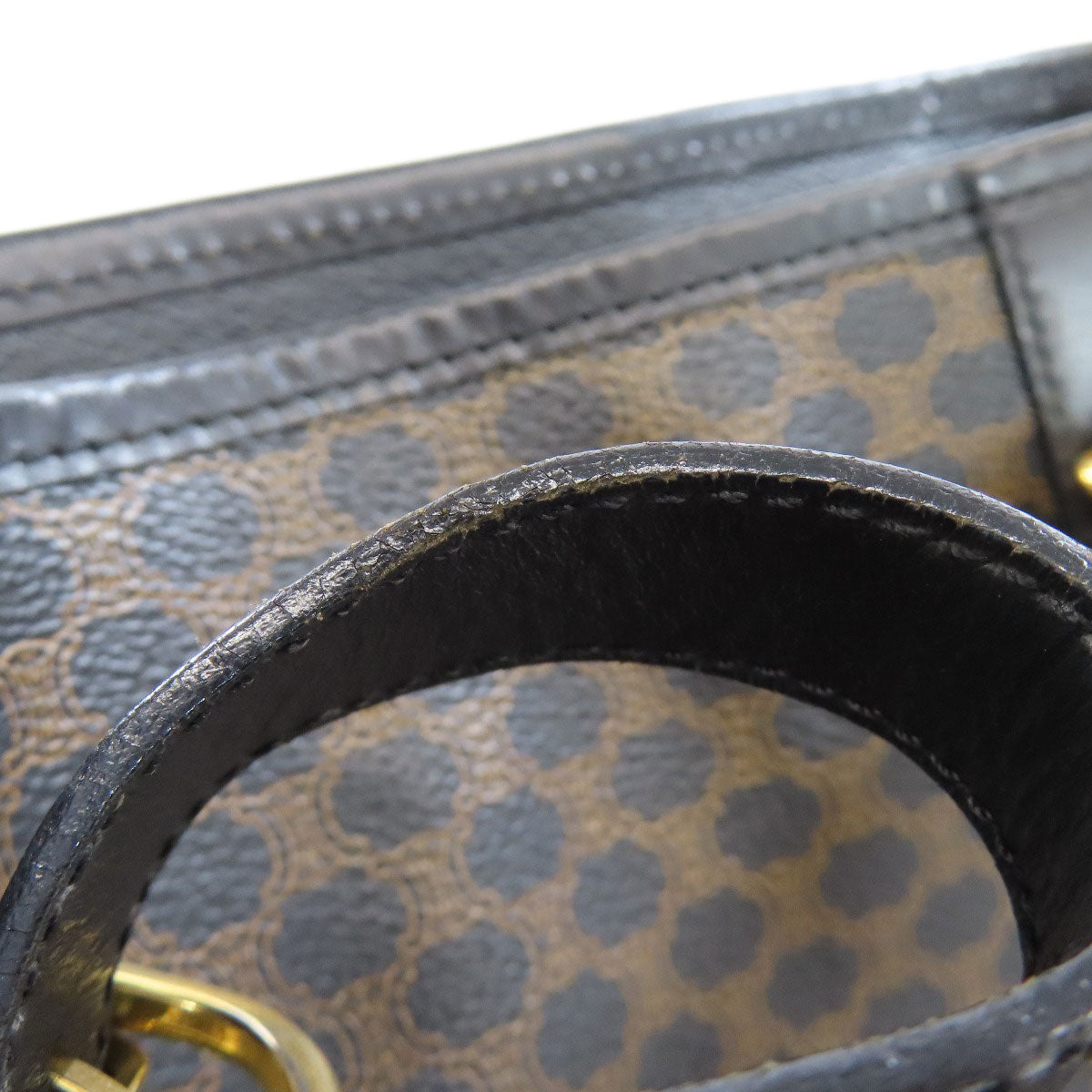 CELINE   Tote Bag Macadam pattern PVC Ladies