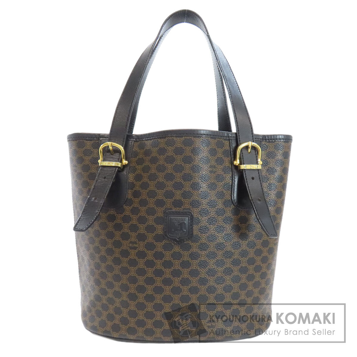 CELINE   Tote Bag Macadam pattern PVC Ladies