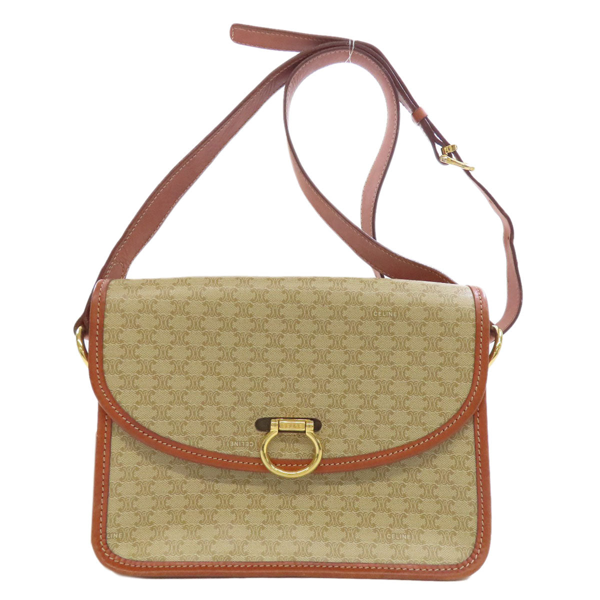 CELINE   Shoulder Bag Macadam pattern PVC Ladies