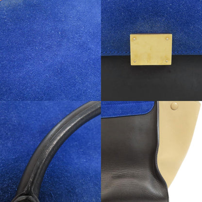 CELINE Trapeze 2WAY Handbag Calf SuedeLadies [Used]