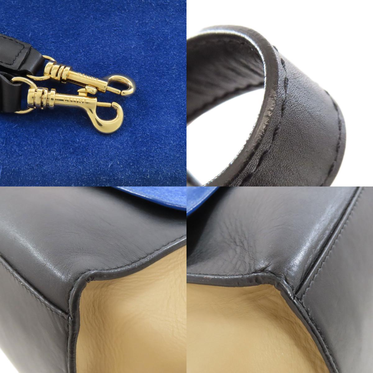 CELINE Trapeze 2WAY Handbag Calf SuedeLadies [Used]