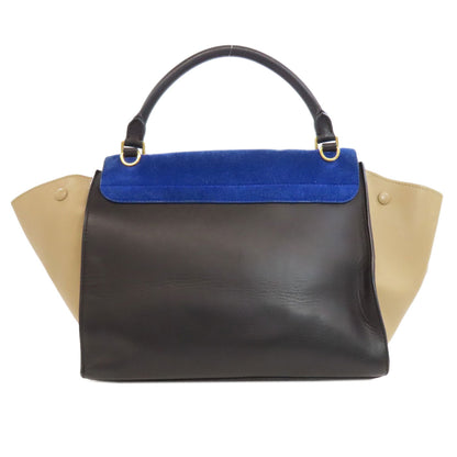 CELINE Trapeze 2WAY Handbag Calf SuedeLadies [Used]