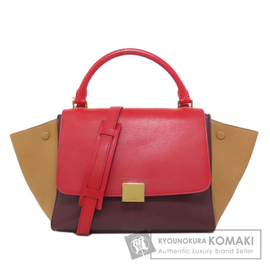 CELINE   Handbag Trapeze 2WAY Leather Ladies