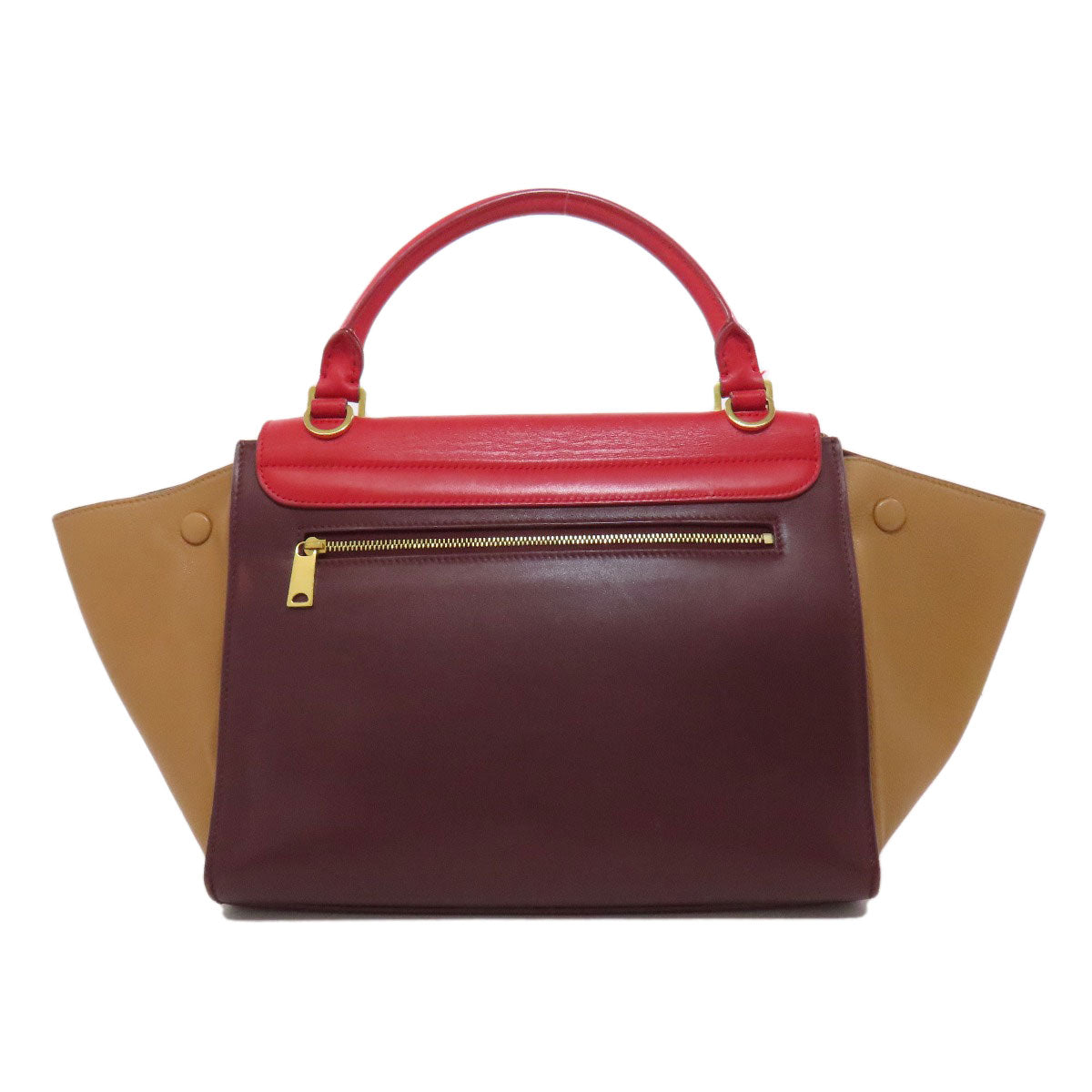 CELINE Trapeze 2WAY Handbag Leather Ladies [Used]