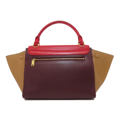 CELINE Trapeze 2WAY Handbag Leather Ladies [Used]