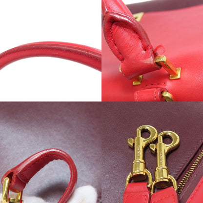 CELINE Trapeze 2WAY Handbag Leather Ladies [Used]