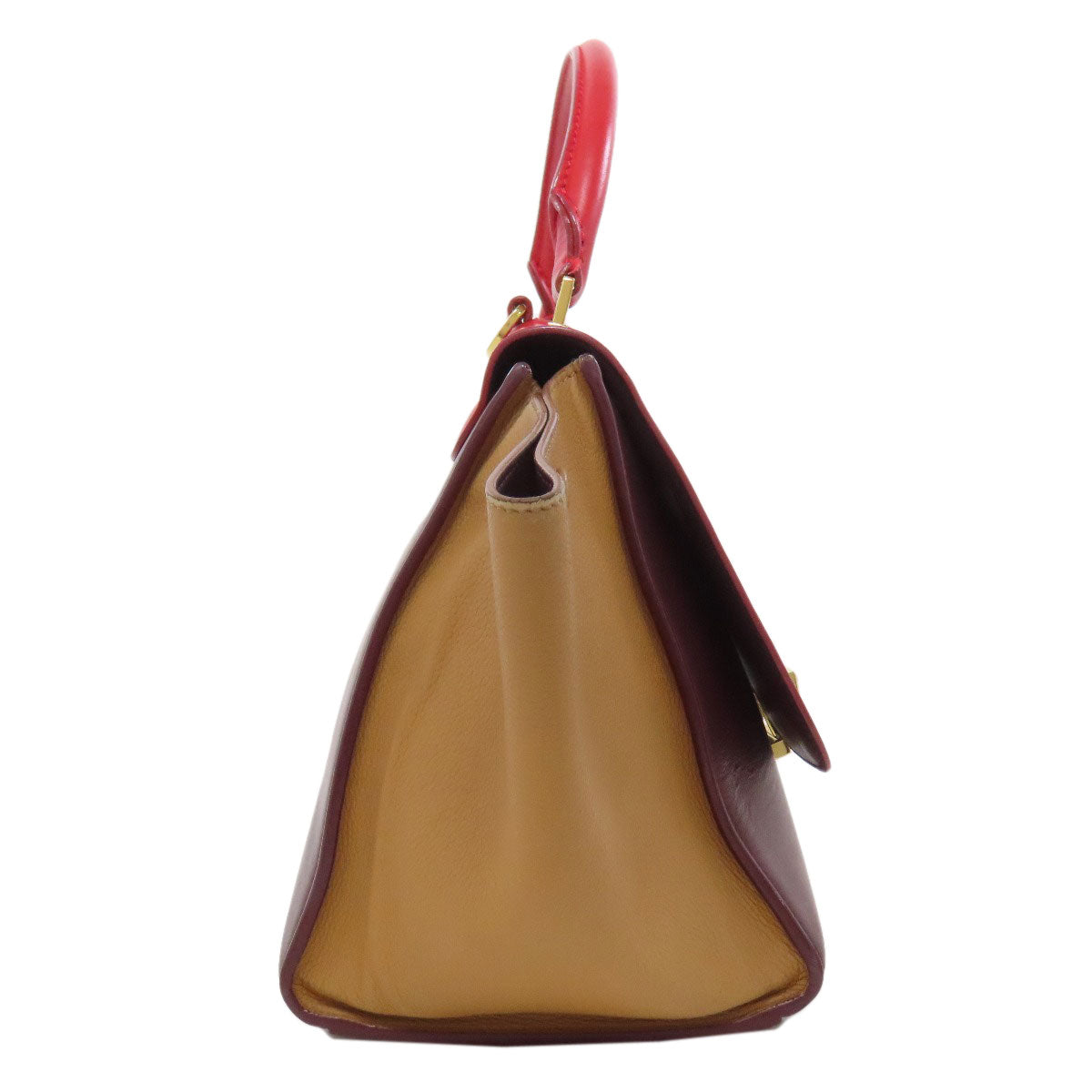 CELINE Trapeze 2WAY Handbag Leather Ladies [Used]