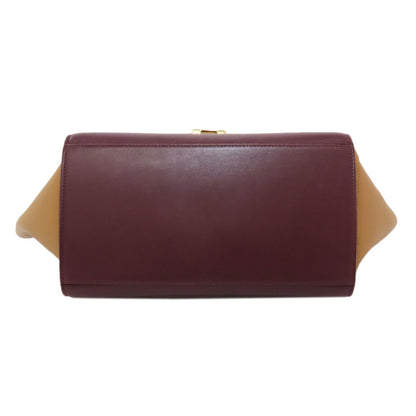 CELINE Trapeze 2WAY Handbag Leather Ladies [Used]