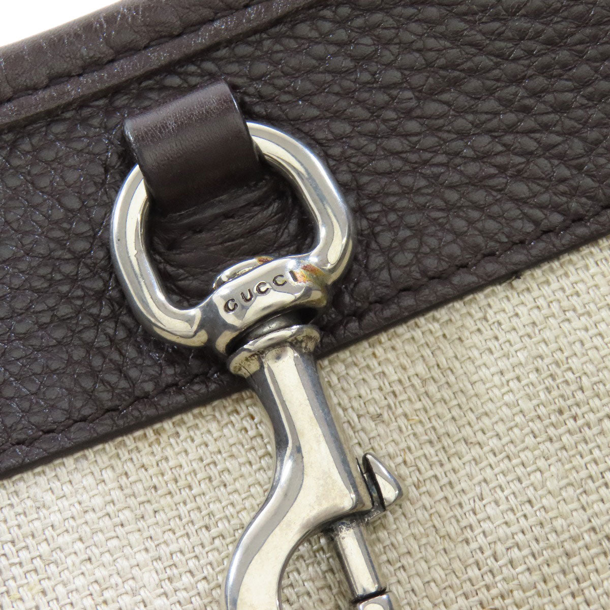 GUCCI  232103 Tote Bag logo Leather Ladies