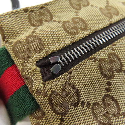 GUCCI  28566 Hip bag, waist bag GG Canvas Ladies