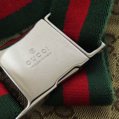 GUCCI  28566 Hip bag, waist bag GG Canvas Ladies
