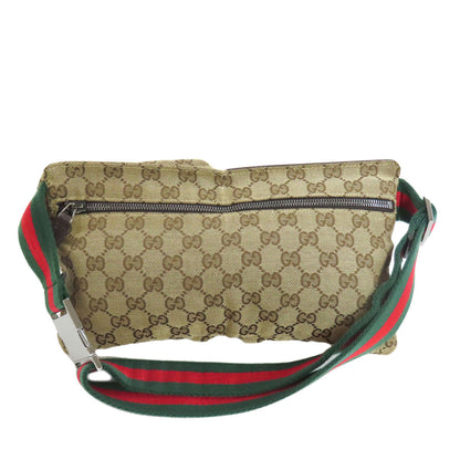 GUCCI  28566 Hip bag, waist bag GG Canvas Ladies