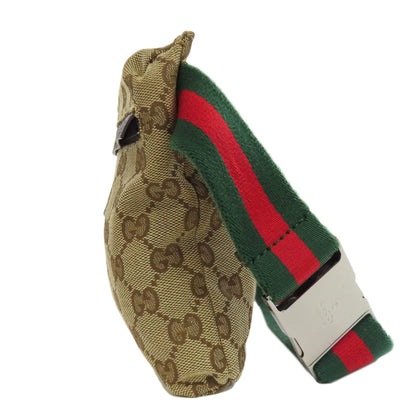 GUCCI  28566 Hip bag, waist bag GG Canvas Ladies