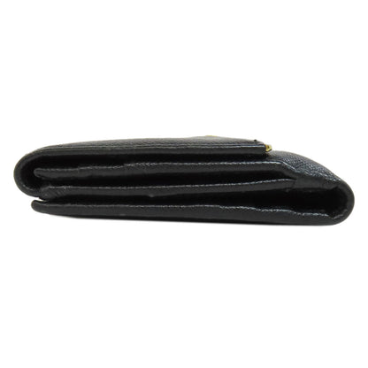 PRADA logo Bifold Wallet with Coin Pocket Safiano Ladies [Used]