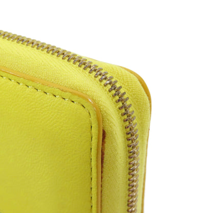 CELINE logo coin purse Leather Ladies [Used]