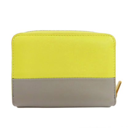 CELINE logo coin purse Leather Ladies [Used]